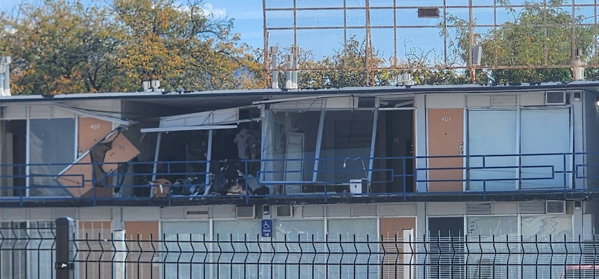 Explosion Rips Through Apartment Complex, Suspect Detained At Least 1 Taken to Hospital